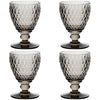 Villeroy and Boch Boston Coloured White Wine Goblet Smoke Set of 4