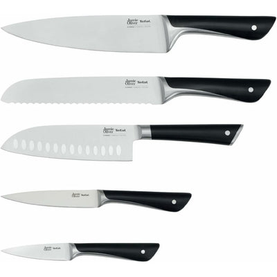 Tefal Jamie Oliver 5 Piece Knife Block Set: K267S556