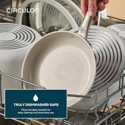 Circulon Halo LaserDefense™ Ceramic Non-stick 2-Piece Skillet Set: 20cm & 25cm