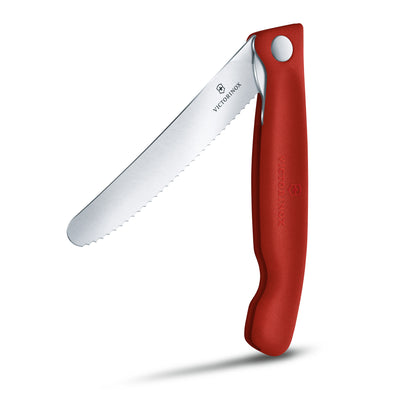 Victorinox Swiss Classic Foldable Paring / Picnic Knife 11cm Red