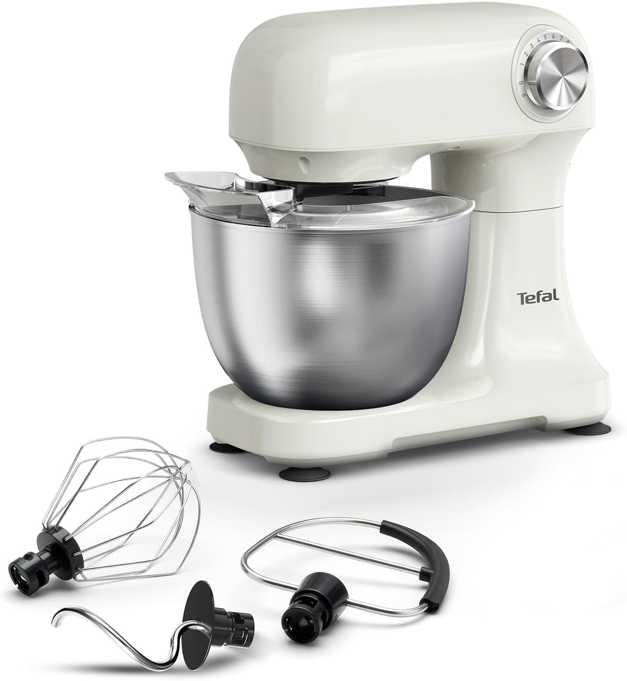 Tefal Bake Easy 3.5 Litre Stand Mixer - Ivory: QB140AG0