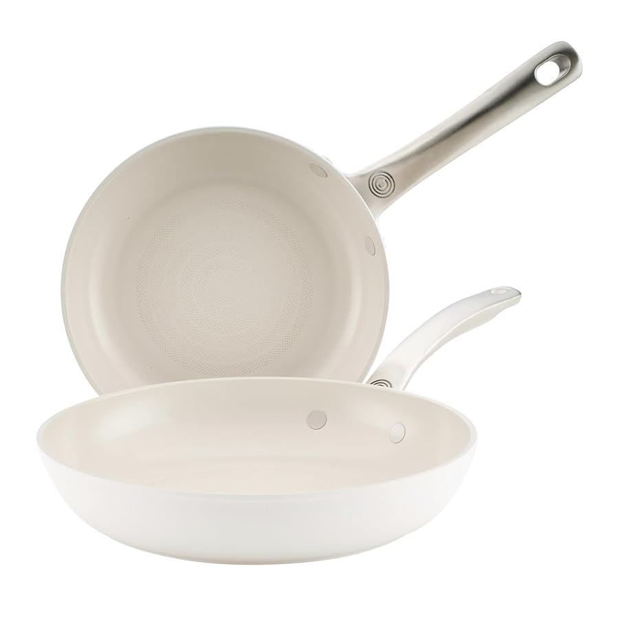 Circulon Halo LaserDefense™ Ceramic Non-stick 2-Piece Skillet Set: 20cm & 25cm