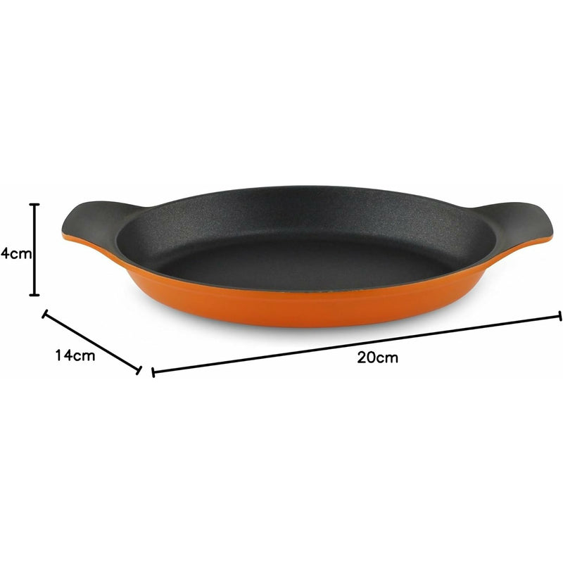 Grunwerg Commi Chef Oval Au Gratin Dish AG 1400 Orange