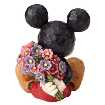 Disney Traditions Mickey Flowers Mini Figurine: 4054284
