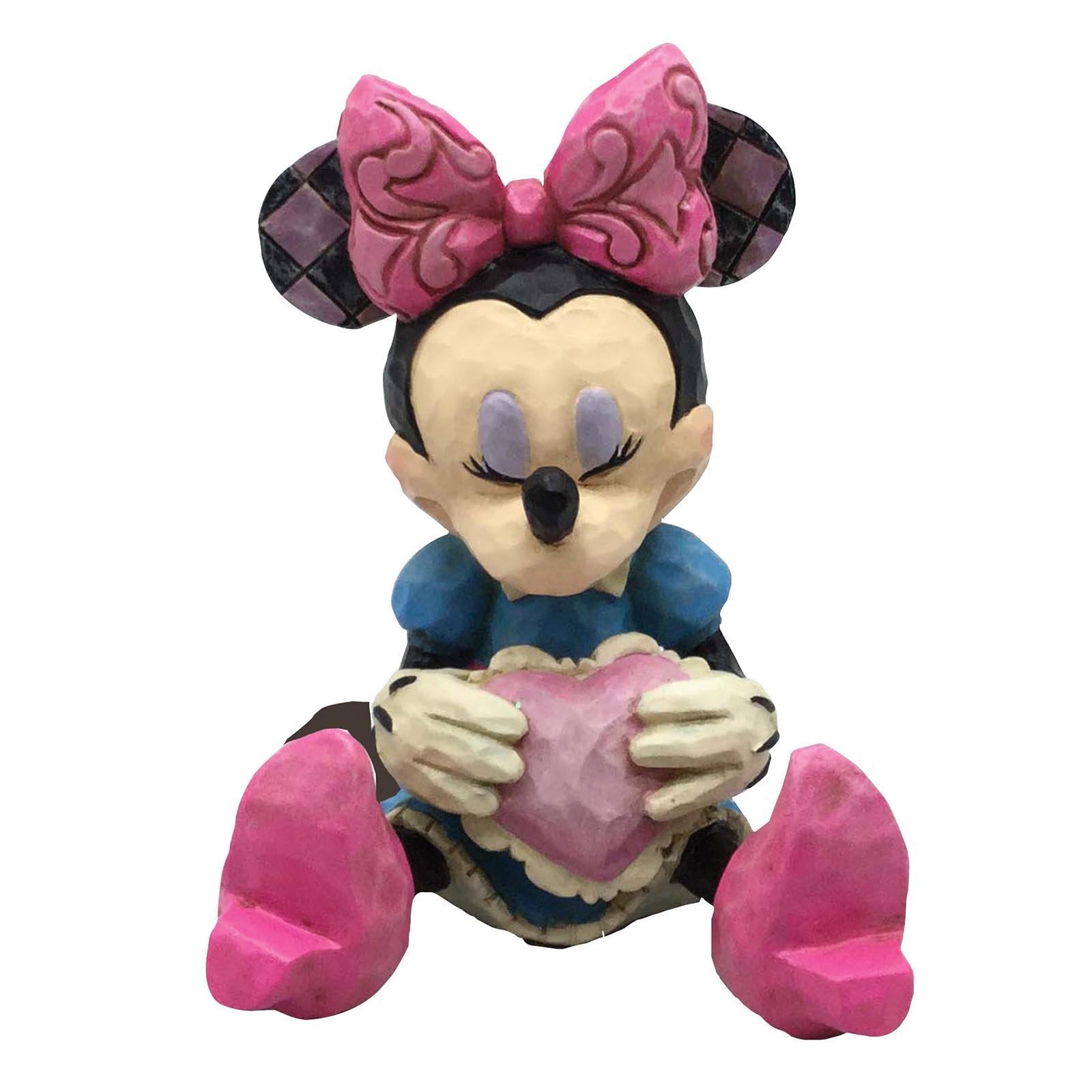 Disney Traditions Minnie Heart Mini Figurine: 4054285