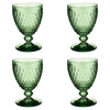 Villeroy and Boch Boston Coloured Wine Goblet Green Set of 4