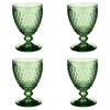 Villeroy and Boch Boston Coloured Wine Goblet Green Set of 4