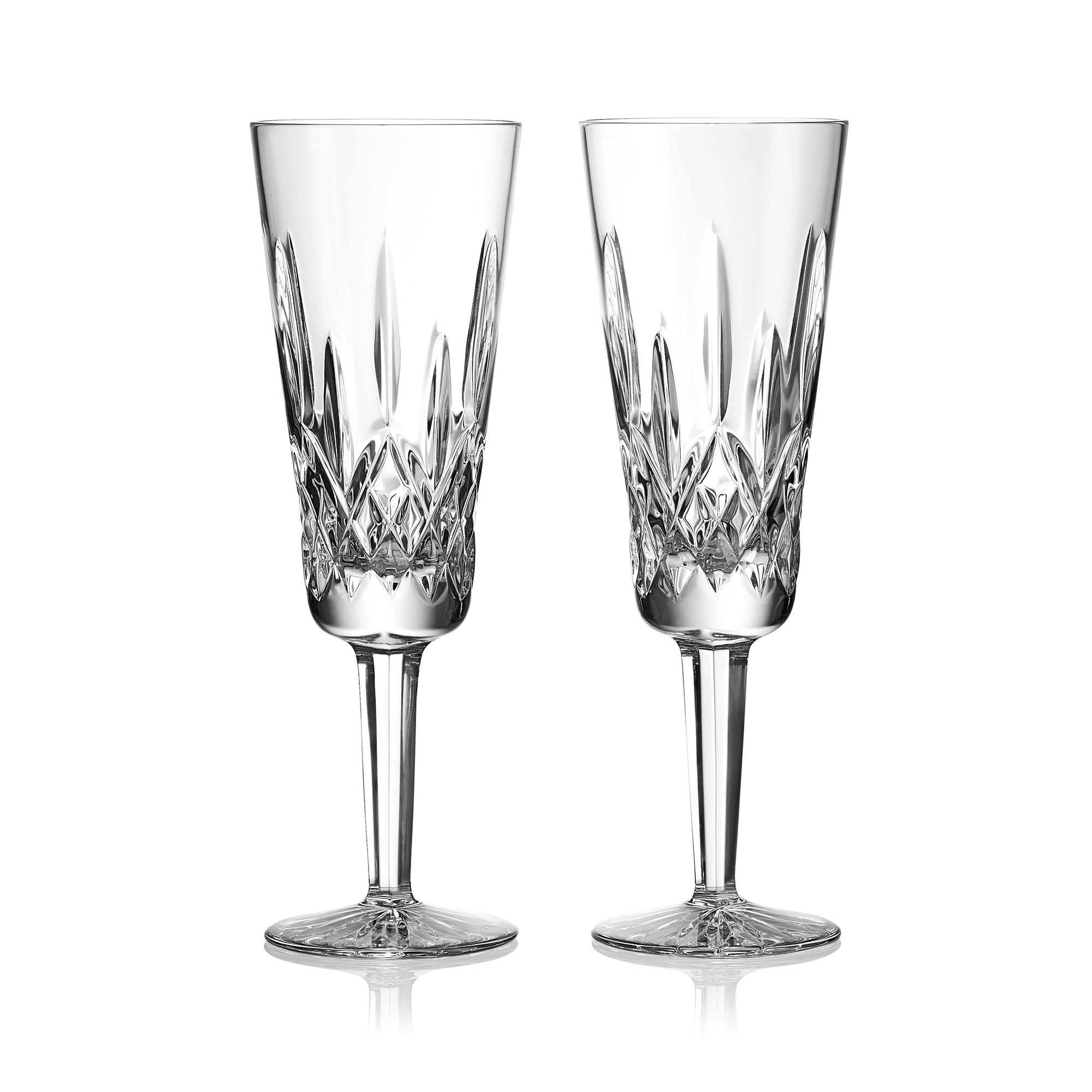 Waterford Crystal Lismore Flute Pair