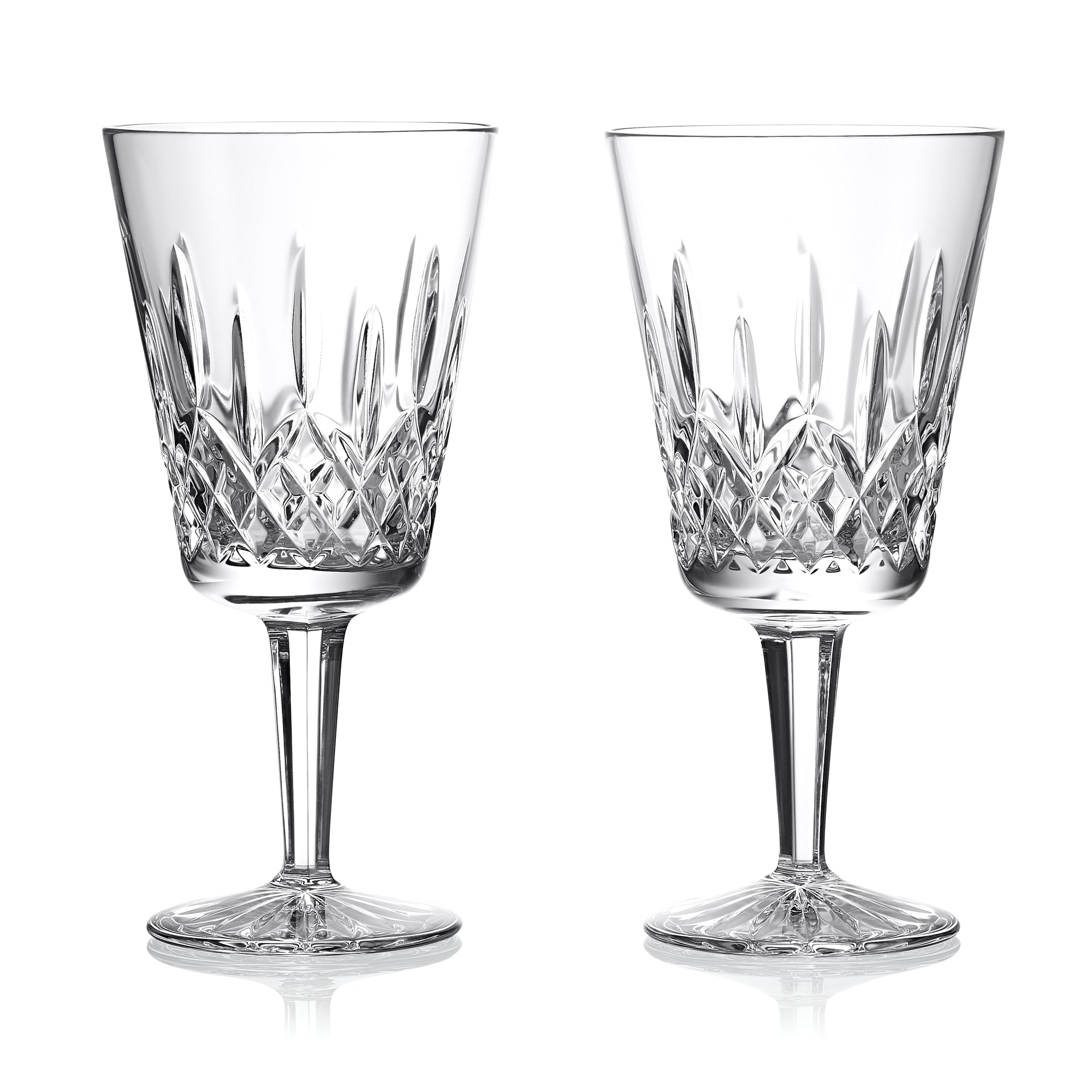 Waterford Crystal Lismore Medium Goblet Pair