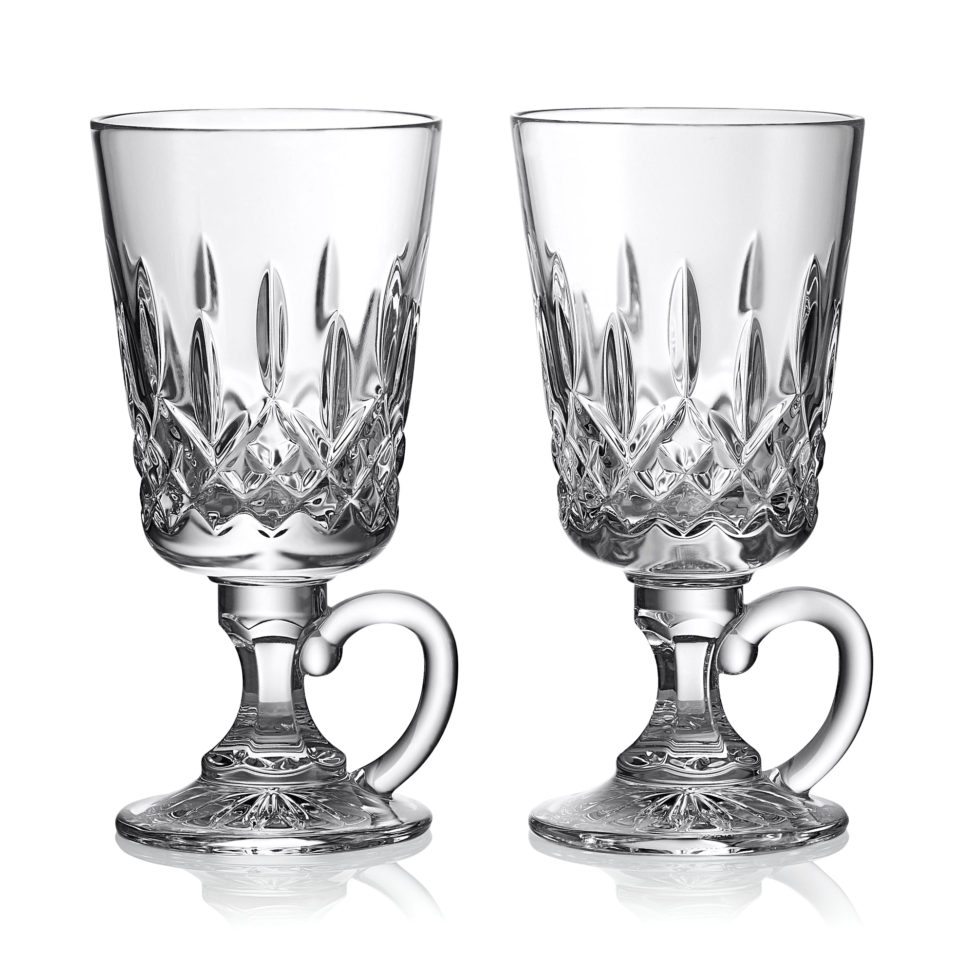 Waterford Crystal Lismore Irish Coffee Glass Pair