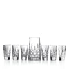 Waterford Crystal Lismore 7 Piece Pitcher & Shot Glass Set