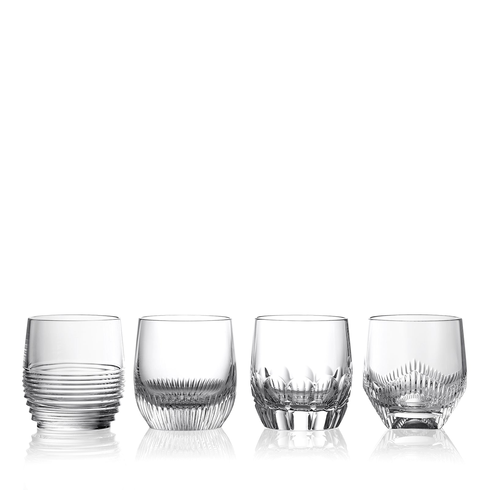 Waterford Crystal Mixology Tumbler 255ml, Mixed Set of 4