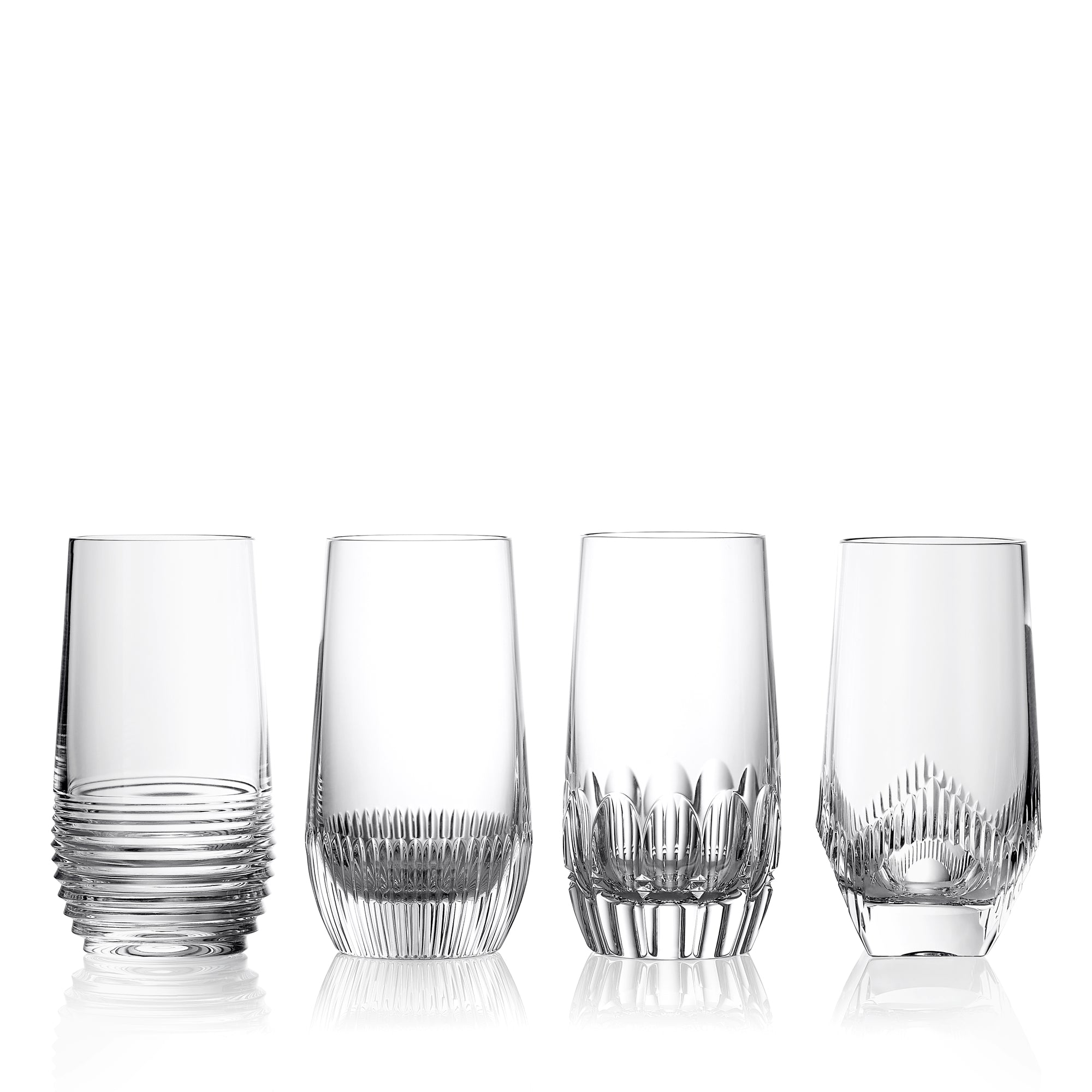 Waterford Crystal Mixology HiBall 430ml, Mixed Set of 4