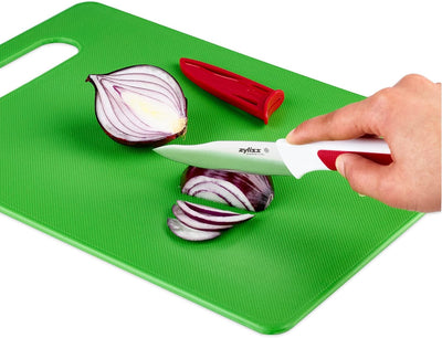 Zyliss Board and 2 Piece Set  - Chopping board, knife and vegetable peeler E920253