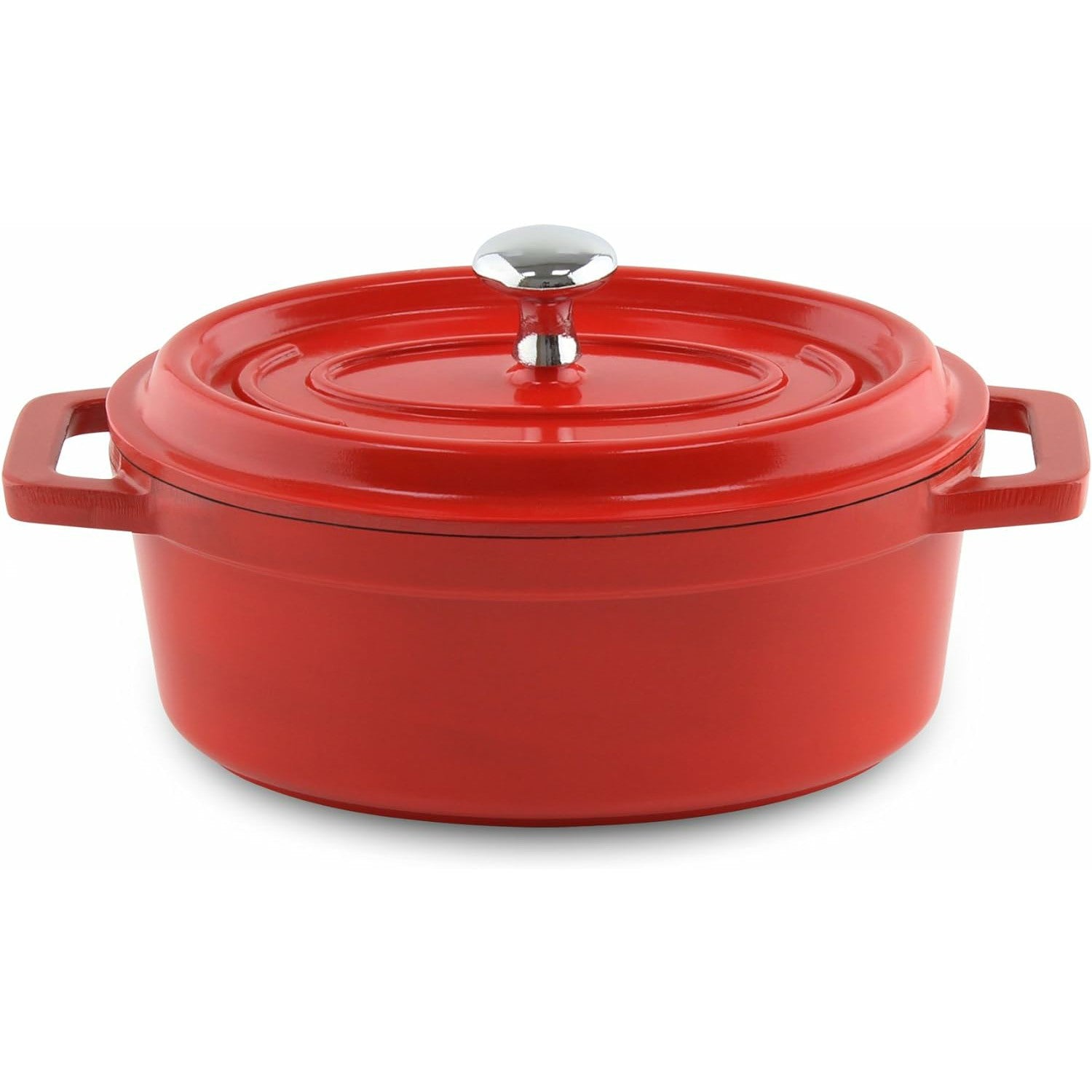 Grunwerg Commi Chef Oval Mini Cocotte 11.5cm x 4.5cm OC115R Red