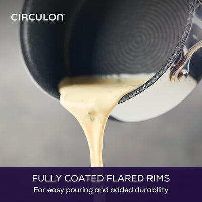 Circulon ScratchDefense 3 ply Clad  Non-Stick Straining Saucepan 20cm