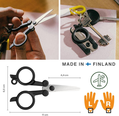Fiskars Functional Form ReNew Foldable travel scissors 11cm 1075352