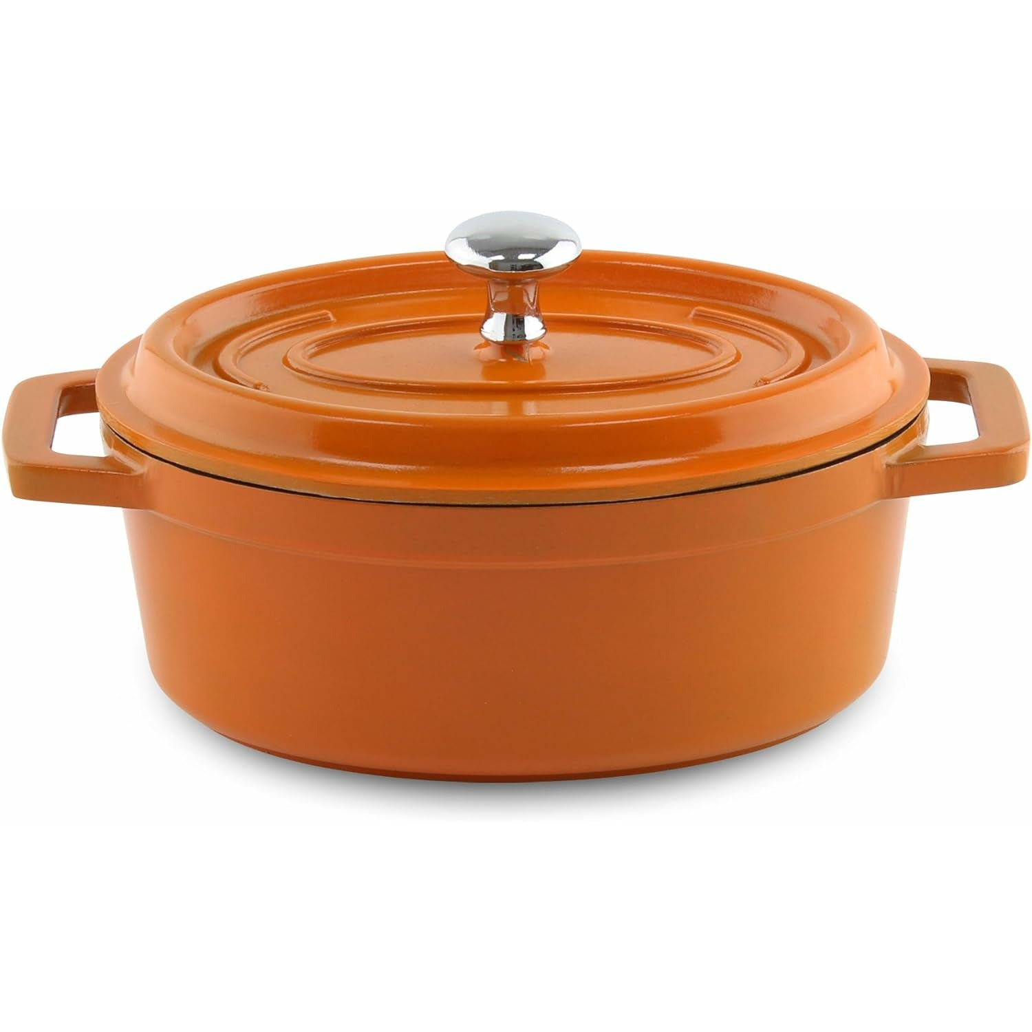 Grunwerg Commi Chef Oval Mini Cocotte 11.5cm x 4.5cm OC1150 Orange