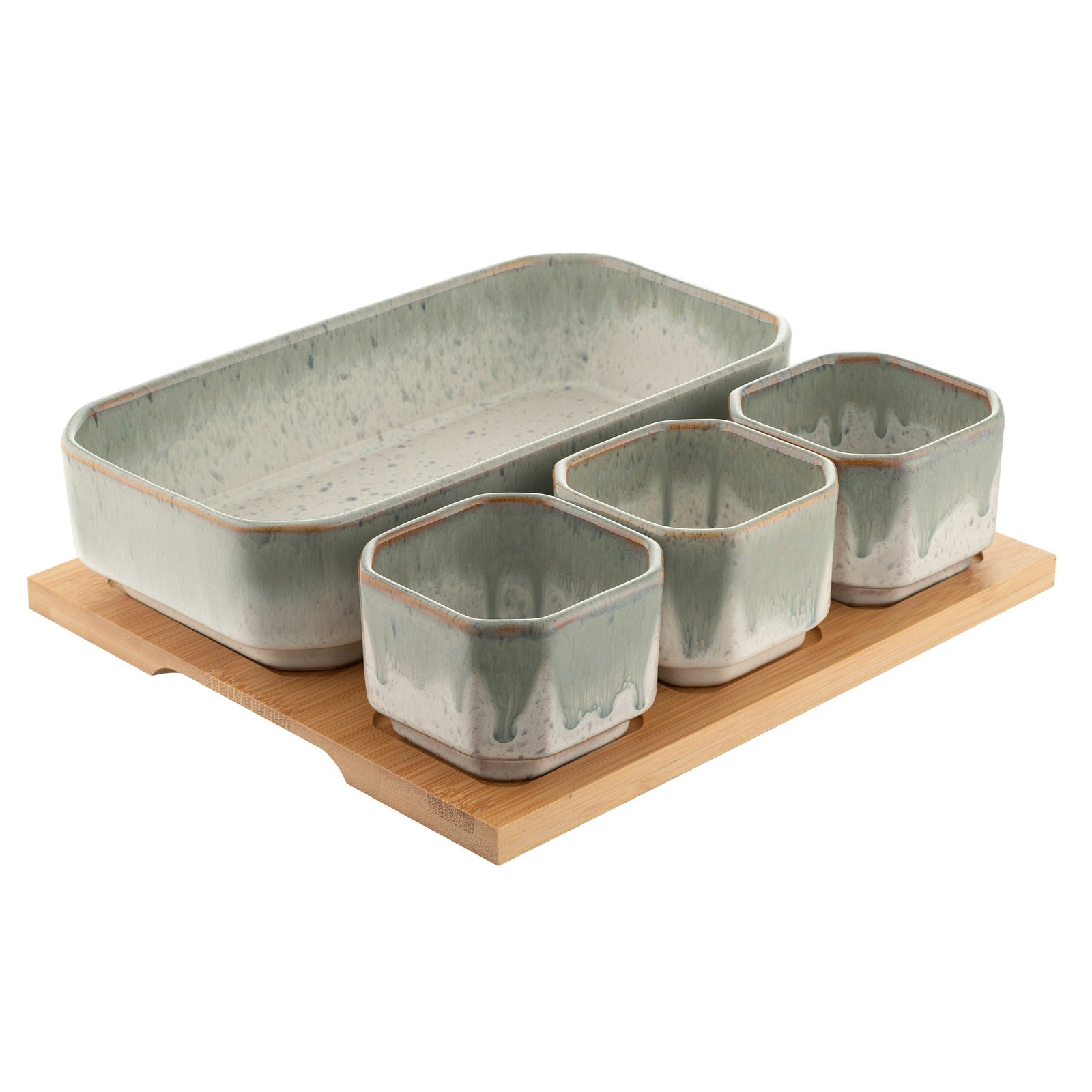 Belleek Tivoli Serving Set Bamboo Board : 7206