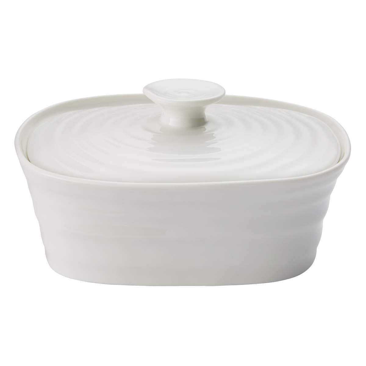 Portmeirion Sophie Conran White Butter Dish