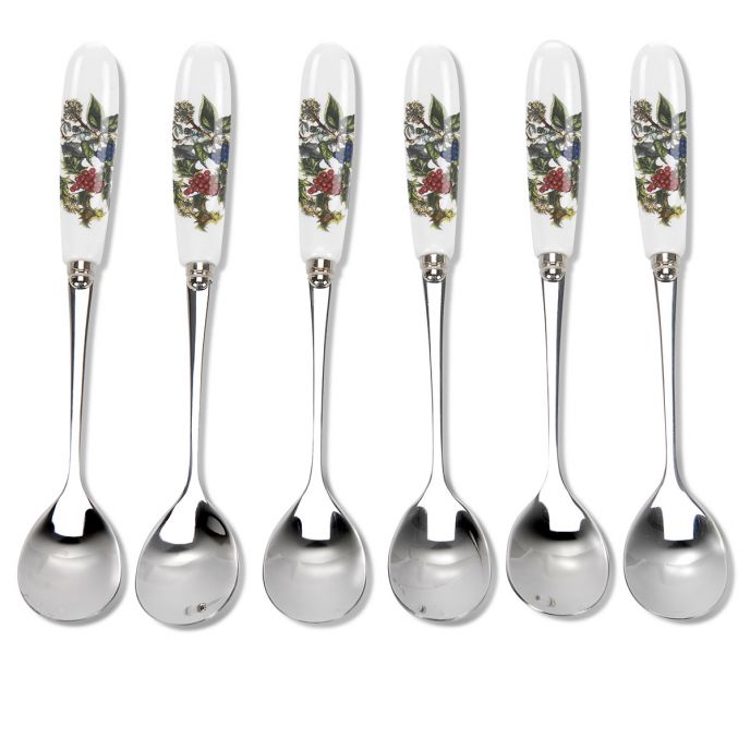 Portmeirion Holly and the Ivy Set of 6 Tea Spoons