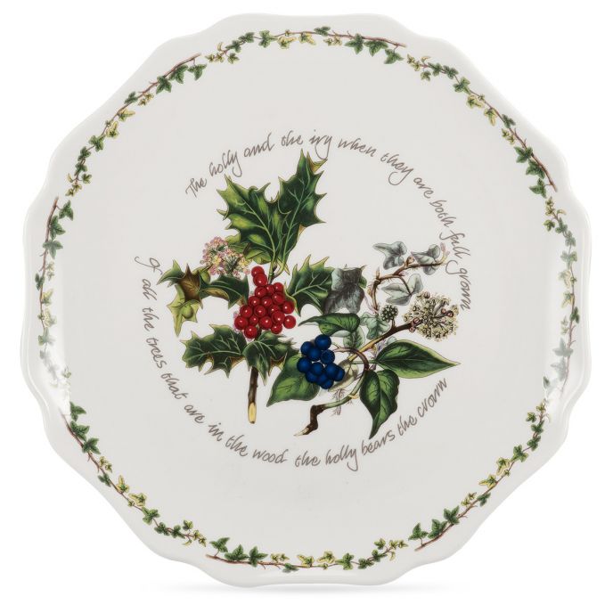Portmeirion Holly and the Ivy Scalloped Platter