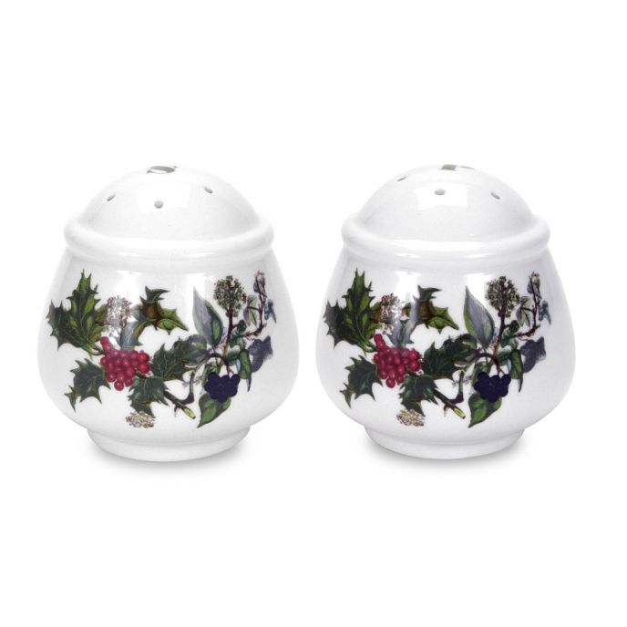 Portmeirion Holly and the Ivy Salt & Pepper Set