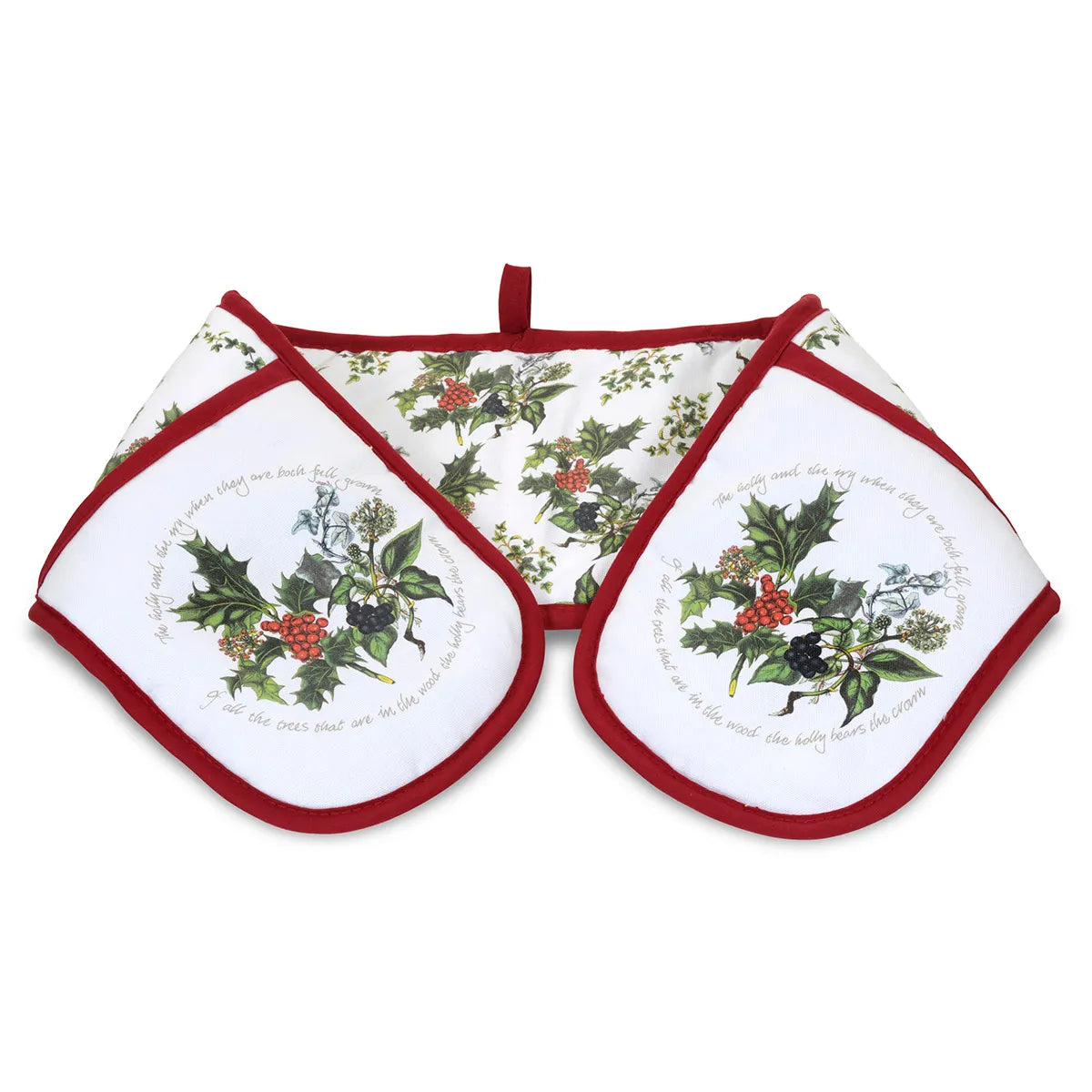 Portmeirion Holly and the Ivy Double Oven Glove