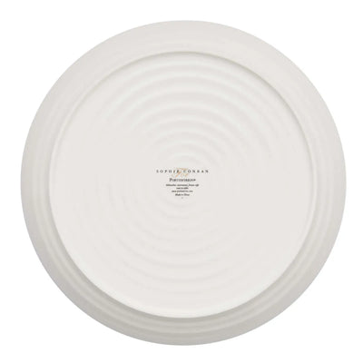 Portmeirion Sophie Conran White Coupe Plate 27cm