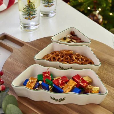 Spode Christmas Tree 3 Piece Party Set