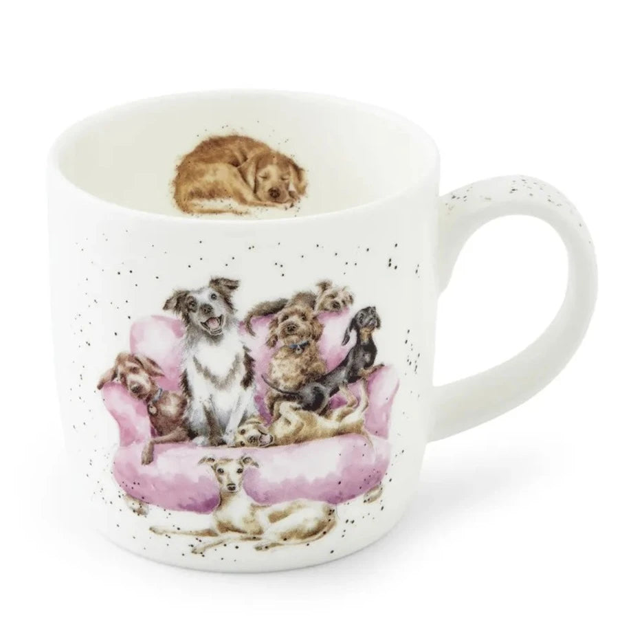 Royal Worcester Wrendale Designs Movie Night Mug