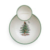 Spode Christmas Tree Tiered Chip & Dip Bowl