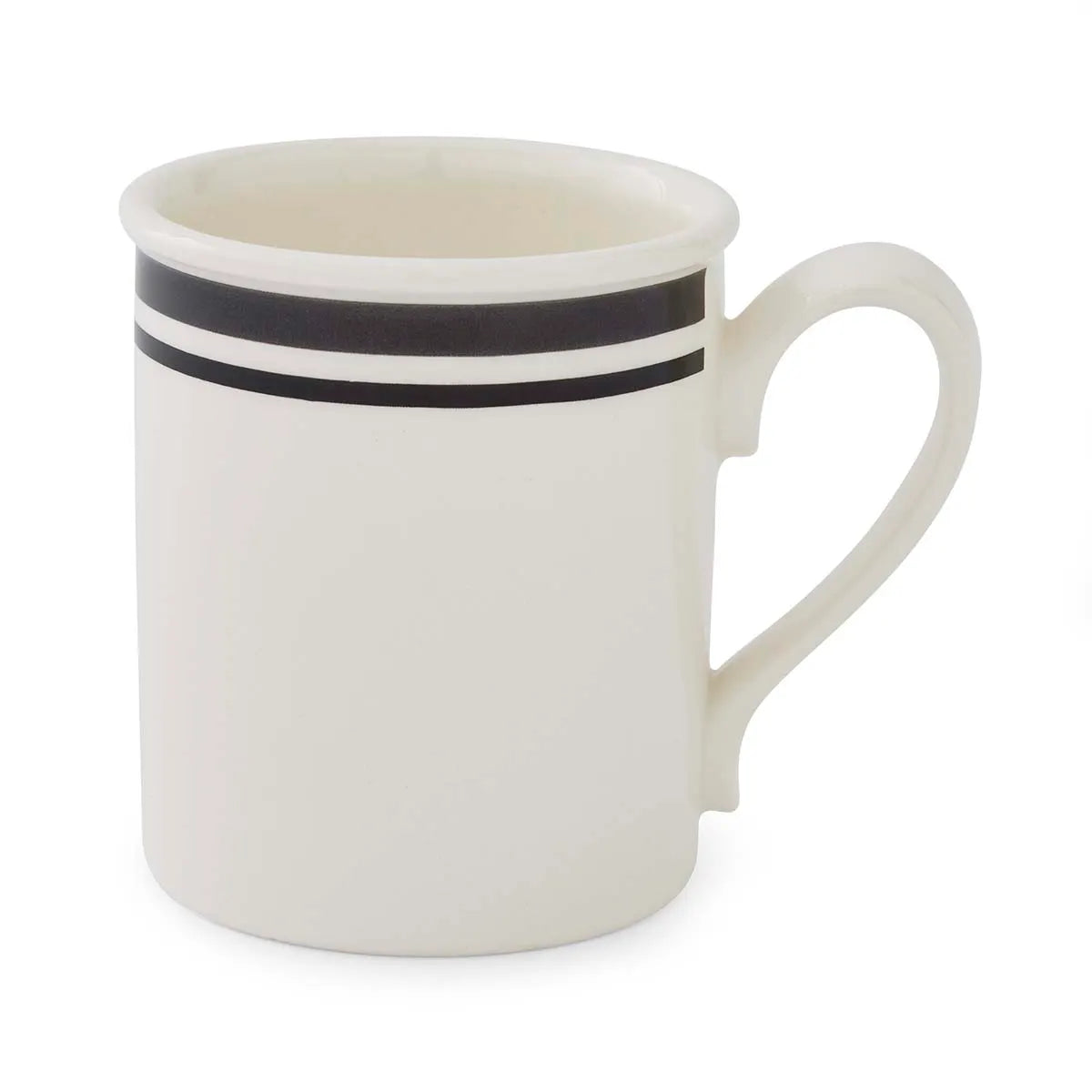 Portmeirion Potter's Stripe Breakfast Mug - Black