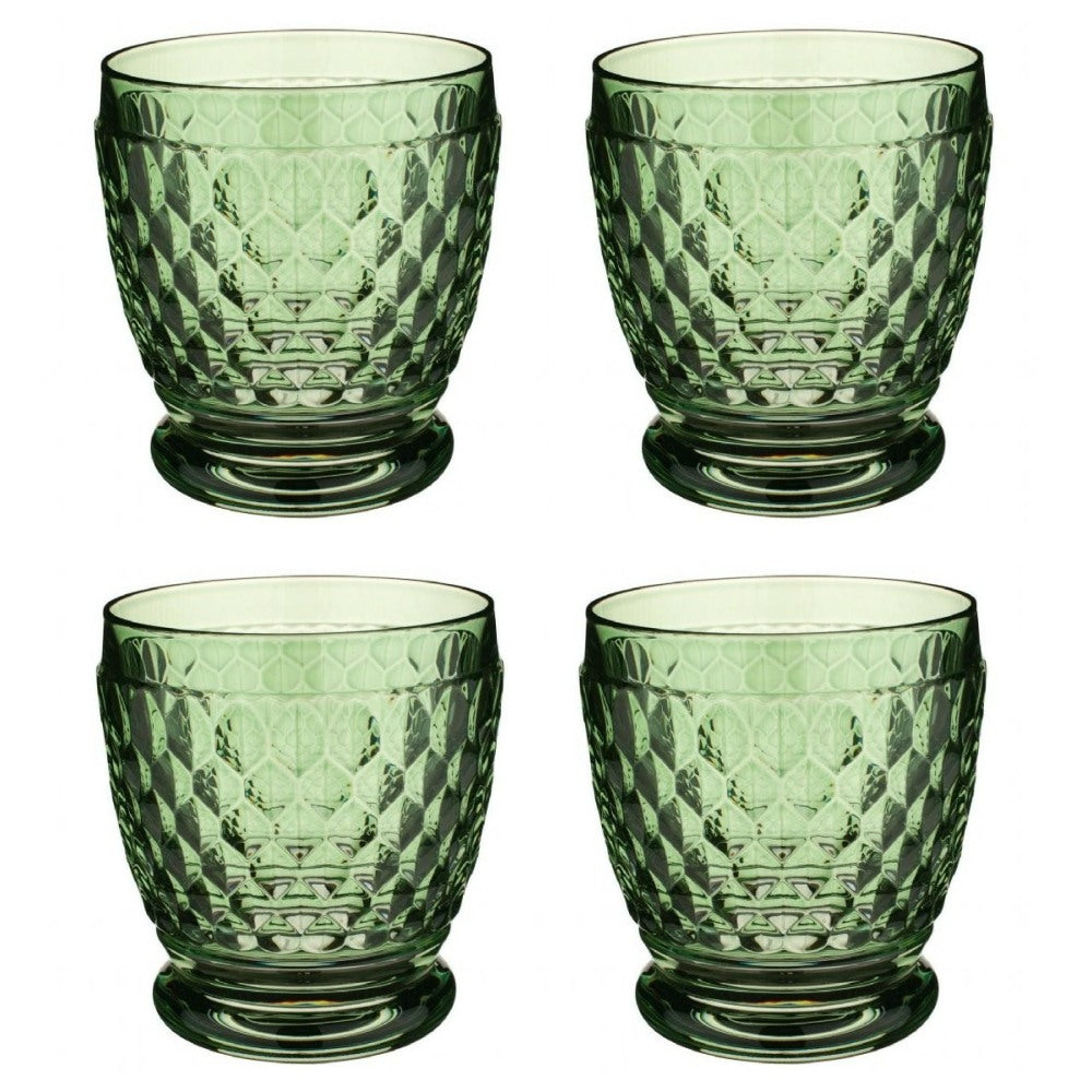 Villeroy and Boch Boston Coloured Tumbler Green Set of 4