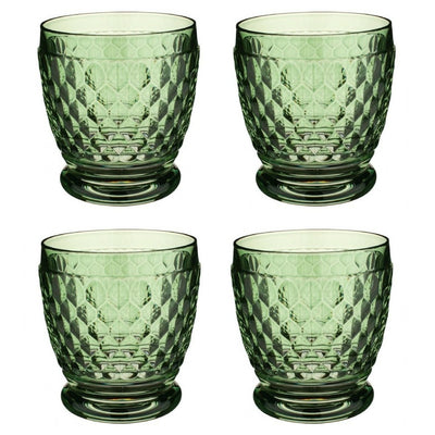 Villeroy and Boch Boston Coloured Tumbler Green Set of 4