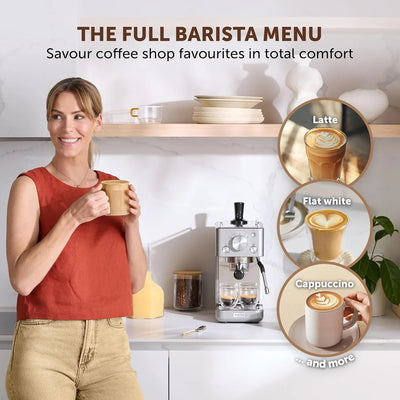 Breville Barista Slimline Espresso Coffee Machine: VCF185