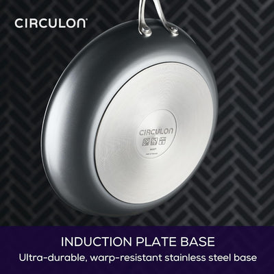 Circulon ScratchDefense Frying Pan with Lid 12in / 30.4cm