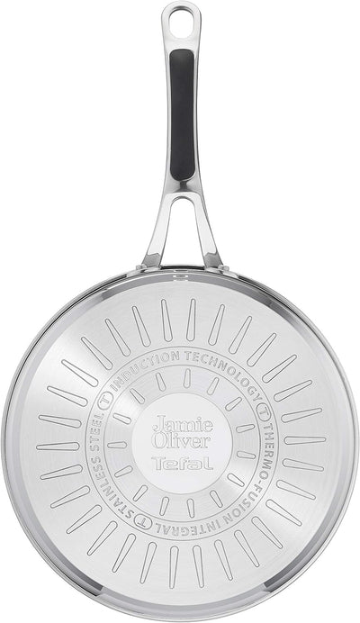 Tefal Jamie Oliver Cook's Classics Stainless Steel 24cm Saute Pan