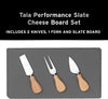 Tala Performance Slate Cheese Board and Knife Set