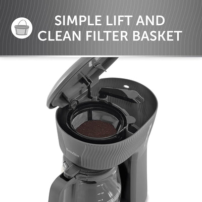 Breville Flow 12 Cup Filter Coffee Machine: VCF139
