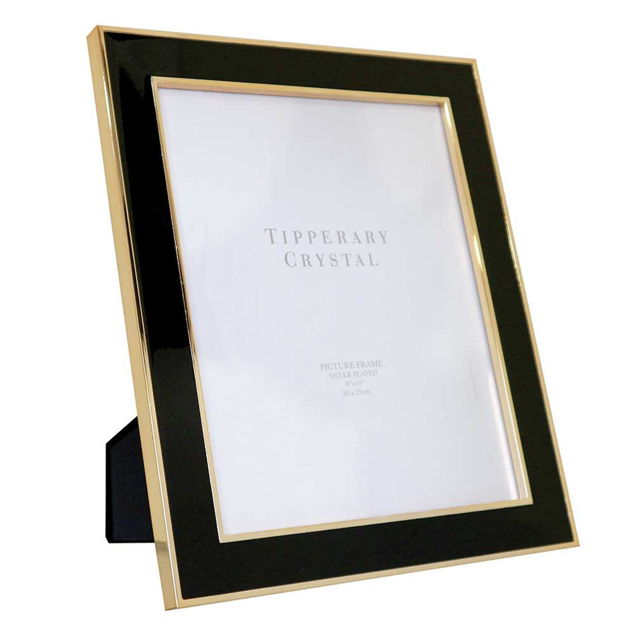 Tipperary Crystal - Black Enamel 8x10 Inch Photoframe