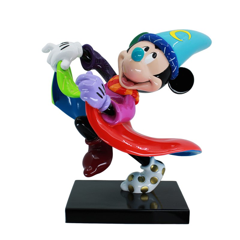 Disney by Romero Britto 85th Anniversary Sorcerer Mickey Mouse Figurine: 6017586