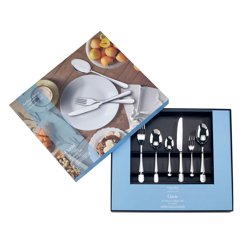 Arthur Price Oasis 42 Piece Cutlery Set