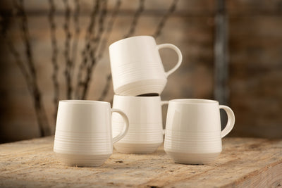 Belleek Living Zephyr Mugs Set of 4: 9415