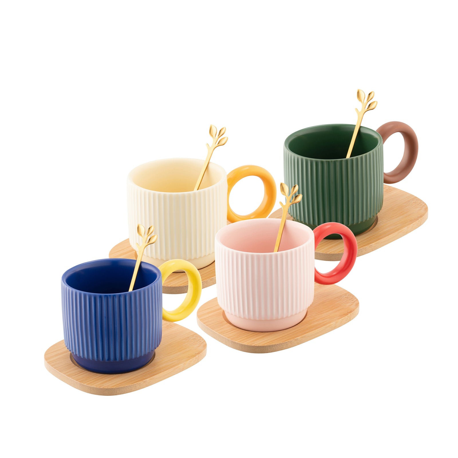 Belleek Living Hula Mugs Set of 4: 9417