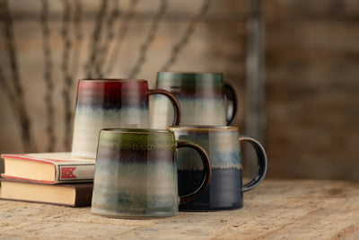 Belleek Living Aura Set of 4 Mugs: 9418