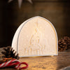 Belleek Christmas Nativity Crib Luminaire: 9522
