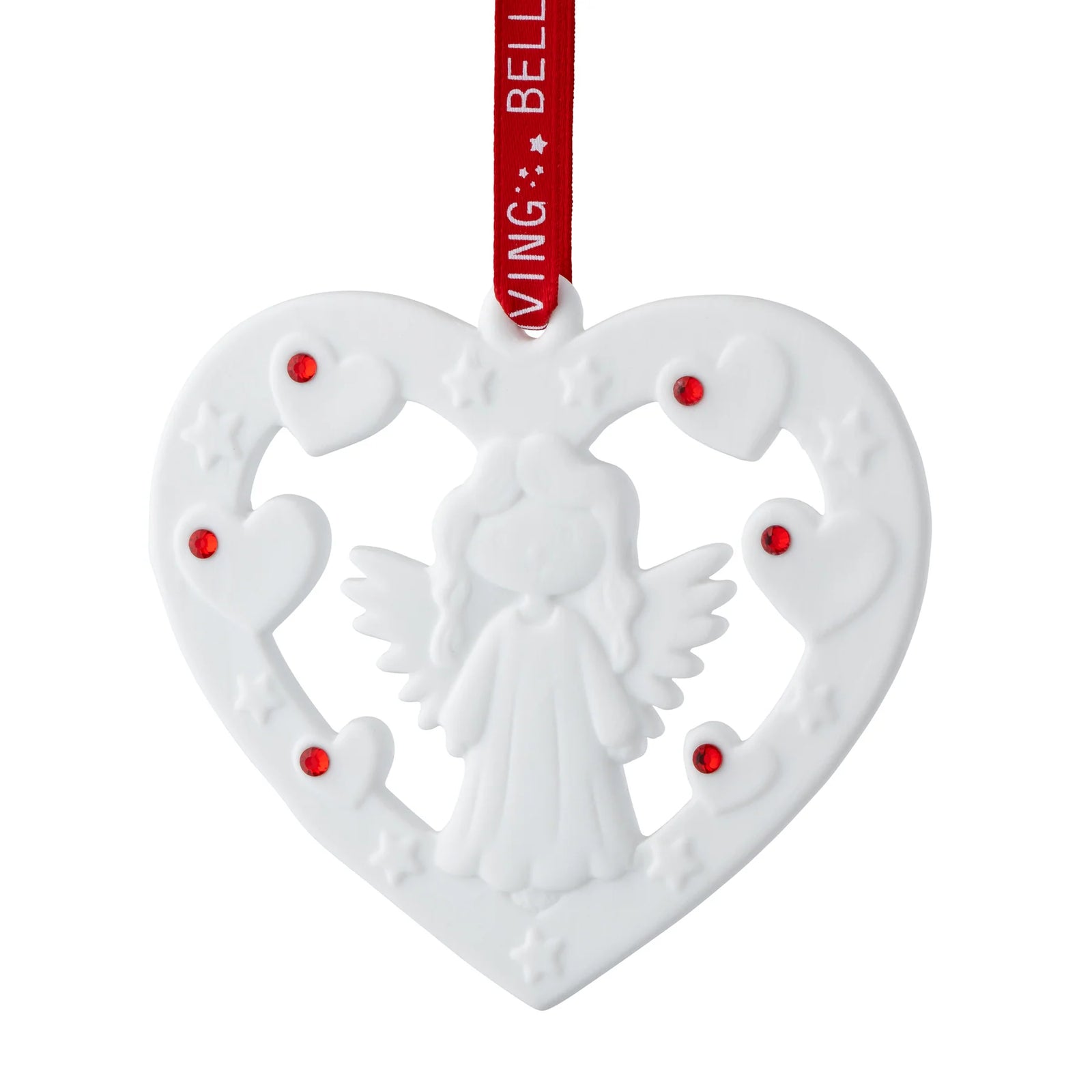 Belleek Living Cute Angel Ornament: 9572