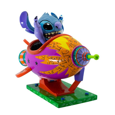 Disney by Romero Britto Stitch Rocket Ship Figurine: 6019019