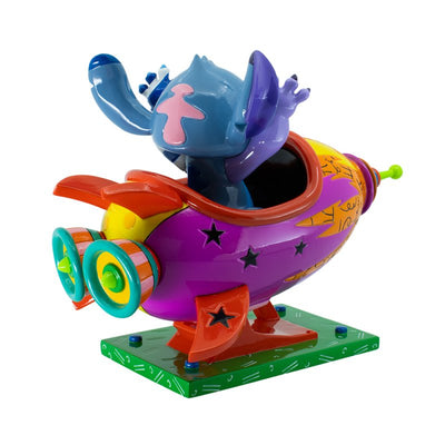 Disney by Romero Britto Stitch Rocket Ship Figurine: 6019019